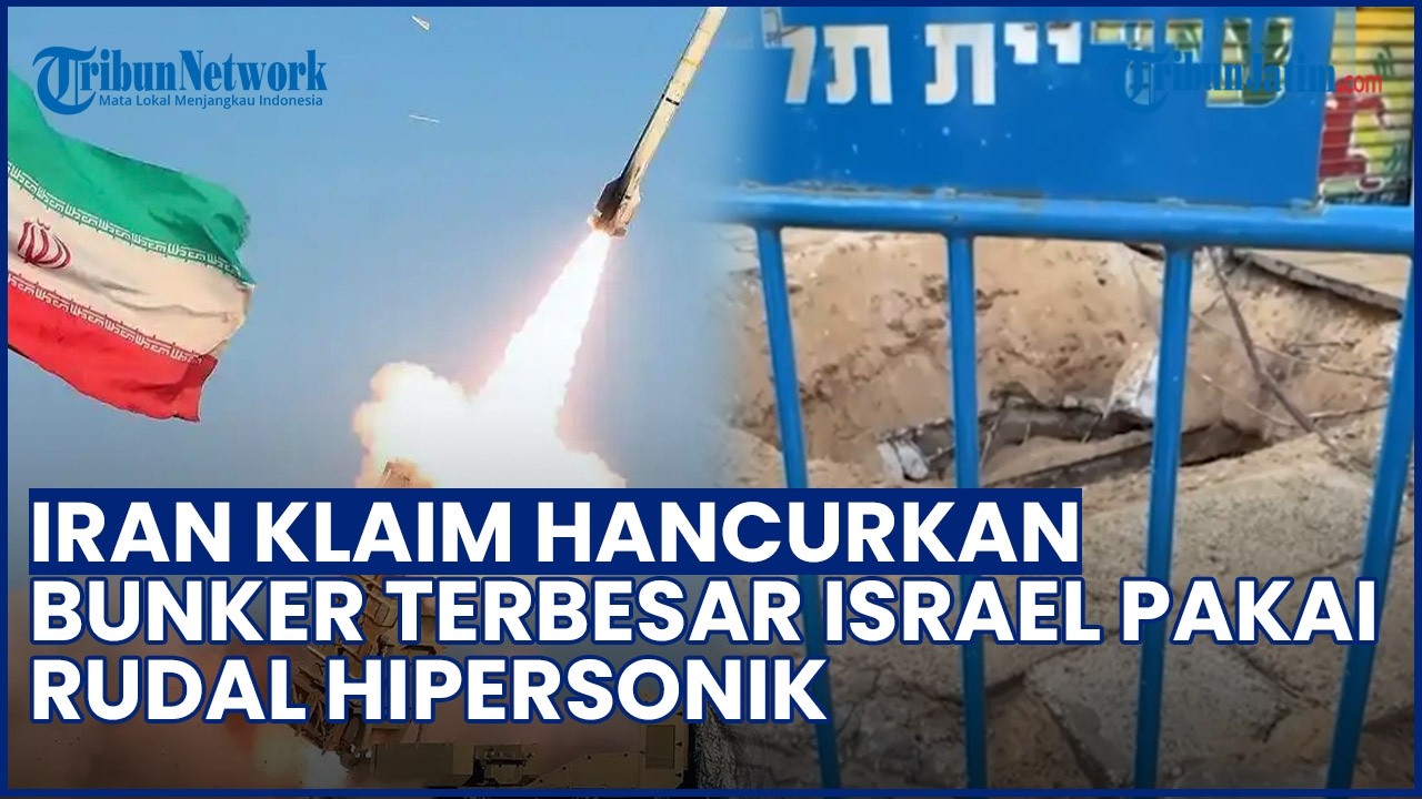 PERTAHANAN TEL AVIV JEBOL! Iran Klaim Hancurkan Bunker Terbesar Israel Pakai Rudal Hipersonik