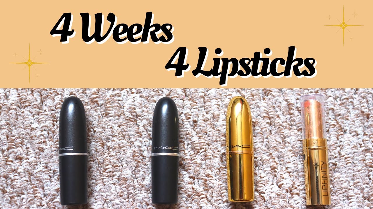 4 Weeks 4 Lipsticks // May 2021