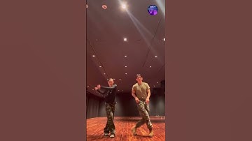 Dancer Taehyung is back with dancer LeeJung Lee 🕺 smooth like butter #v #shorts #bts #btsisback