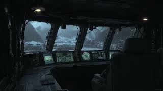 Alien Rainstorm from the Cockpit | Thunder & Sci-Fi Jungle Ambience