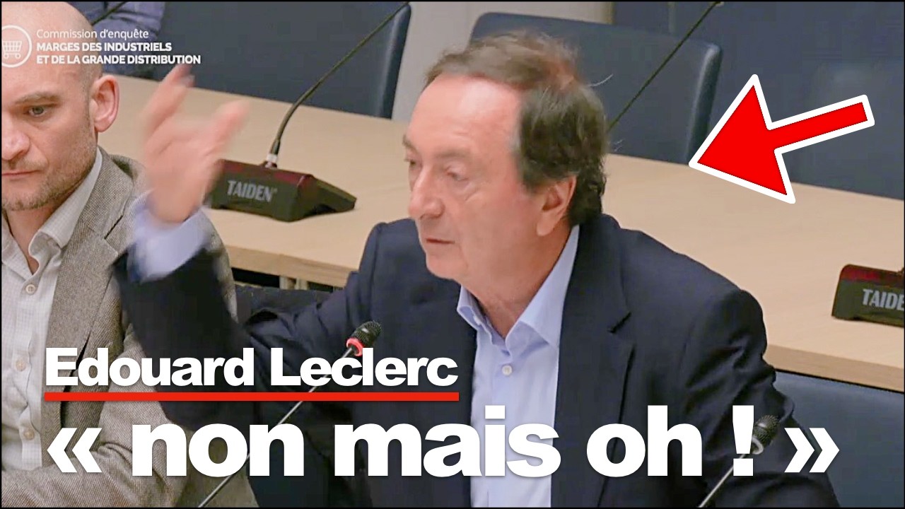 Attaqué en audition, le patron de Leclerc décide de remettre les sénateurs à leur place !
