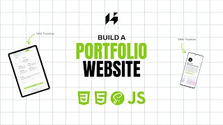Create a Simple Portfolio Website Responsive (HTML, CSS, Java Script) #6