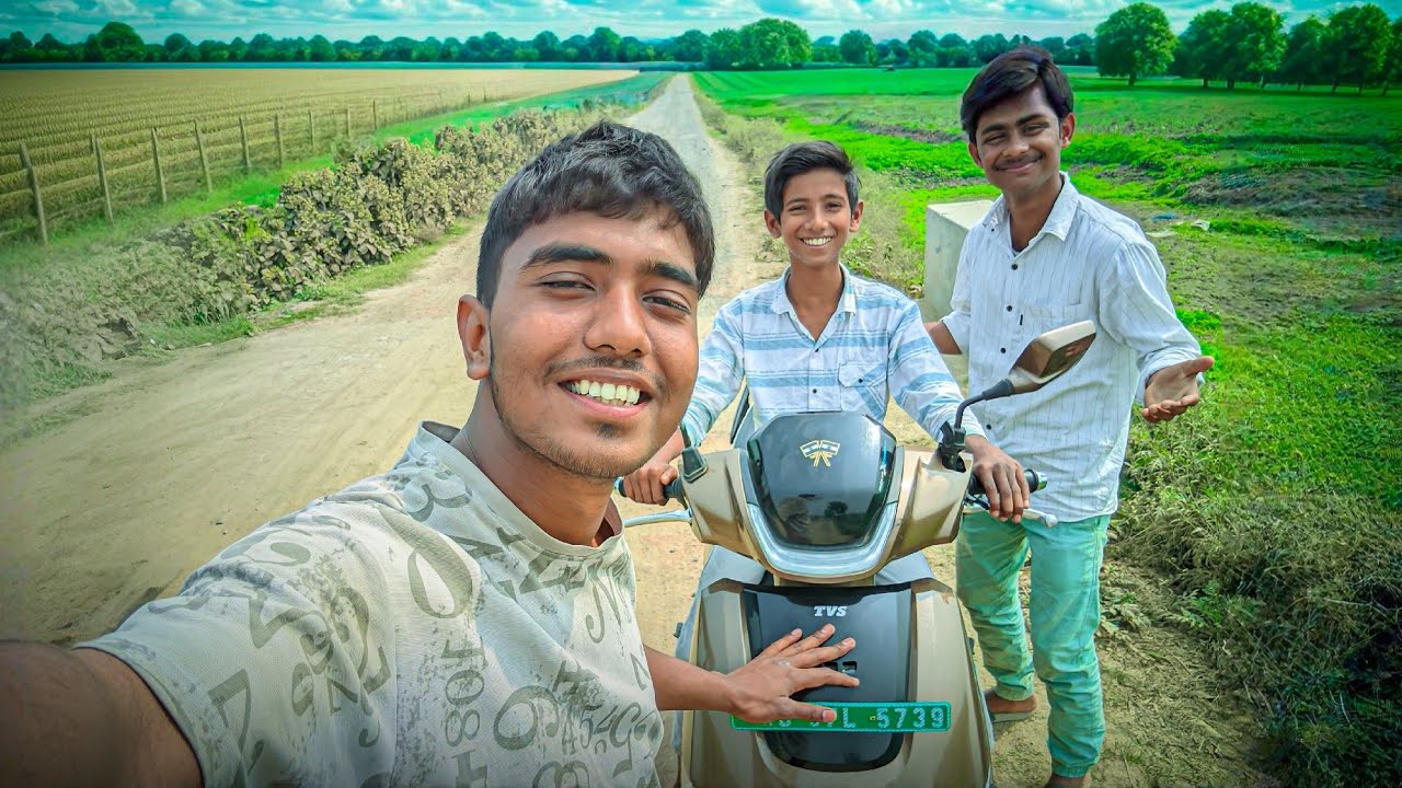 Suyeb first time SCOOTY চালালো😱।