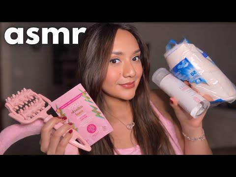 ASMR NOCHE DE CHICAS / TE AYUDO A DORMIR CON ATENCIÓN PERSONAL EXTREMA 