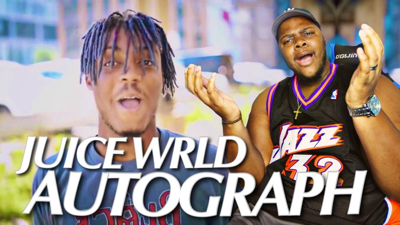 HE LOOKS SO HAPPY!! Juice WRLD Autograph (On My Line) Music Video
