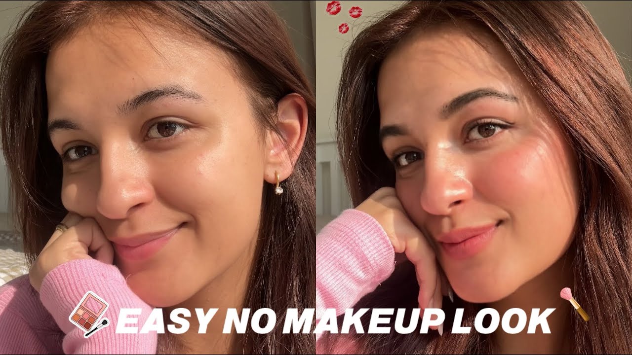 Easy *NO MAKEUP* makeup look💗🎀 My everyday makeup routine for beginners 🌷