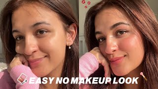 Easy *NO MAKEUP* makeup look💗🎀 My everyday makeup routine for beginners 🌷
