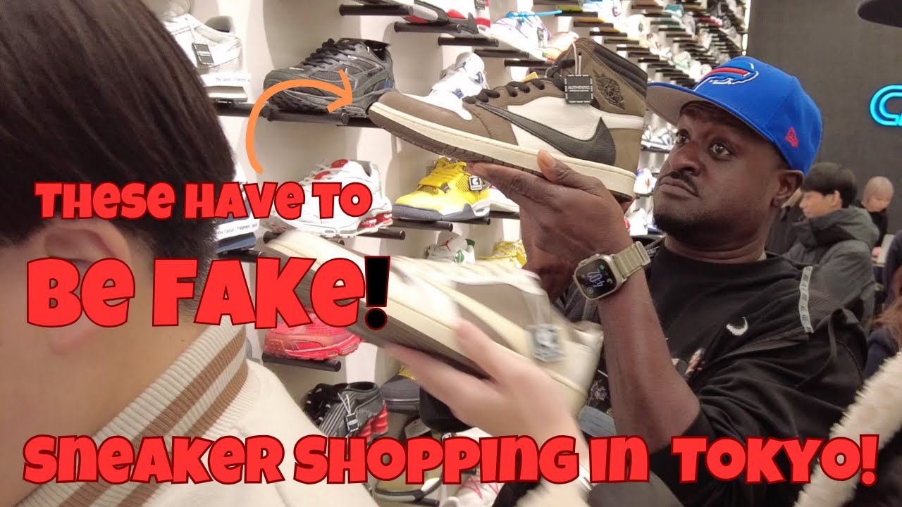 Did I find some FAKE Travis Scott's? Tokyo Shoe District 