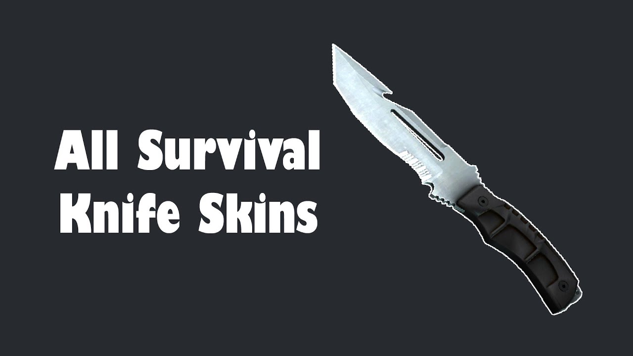 CSGO All Survival Knife Skins showcase + Prices (2020) YouTube