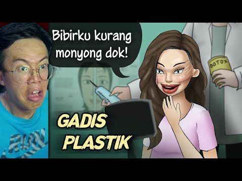 MALAM JUMAT REACTION HOROR MISTERI Gadis Yang Ketagihan Oplas Sampai Jadi Hantu Yang MENYERAMKAN!!!