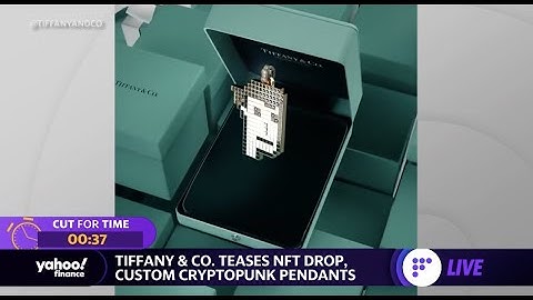 Tiffany & Co. teases NFT drop, custom CryptoPunk pendants