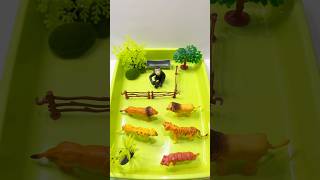 Asmr Monkey Lion Safari Jungle Farm Jurassic Animal Toys, So Satisfying Video Uu Aa Uu Aa