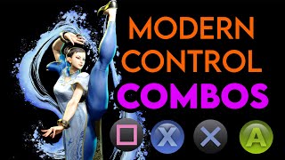Street Fighter 6 | Actual Combos With Modern Controls