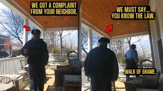 Cops Show Up Over A Neighbor Complaint But End Up In A Complete Walk Of Shame