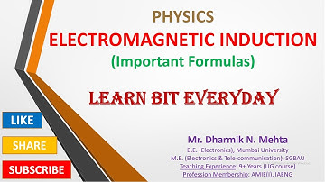Electromagnetic Induction (Formulas)