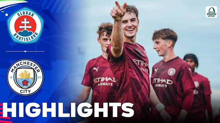 Manchester City vs Slovan Bratislava | Highlights | UEFA Youth League 01-10-2024
