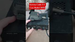 Code 3 V Con Model 3692 - Prezentacja dźwiękowa syreny #karetka #policja #ambulans #alarmowo #usa
