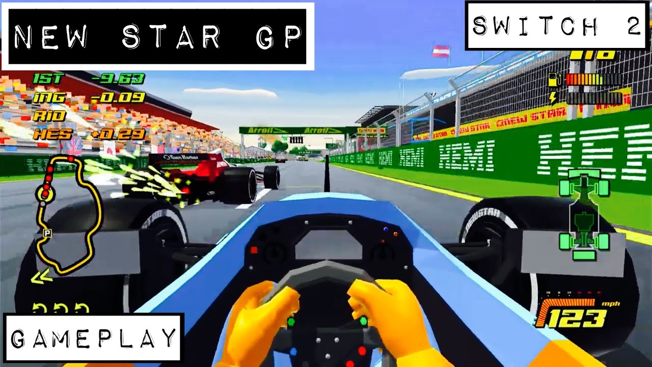 New Star GP - Nintendo Switch 2 Gameplay (Switch 1 Backwards Compatibility)