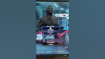 I got Brock Lesnar in WWE 2k24 before update #wwe