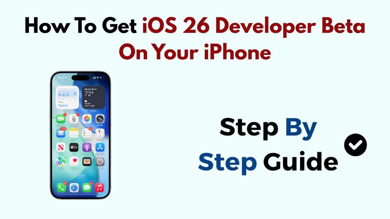 How To Get iOS 26 Developer Beta On Your iPhone - YouTube