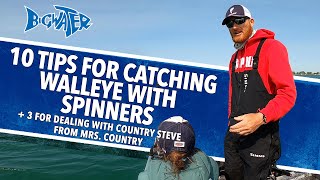 10 Spinner Tips For Fishing Lake Erie Walleye + 3 from Mrs. Country Steve