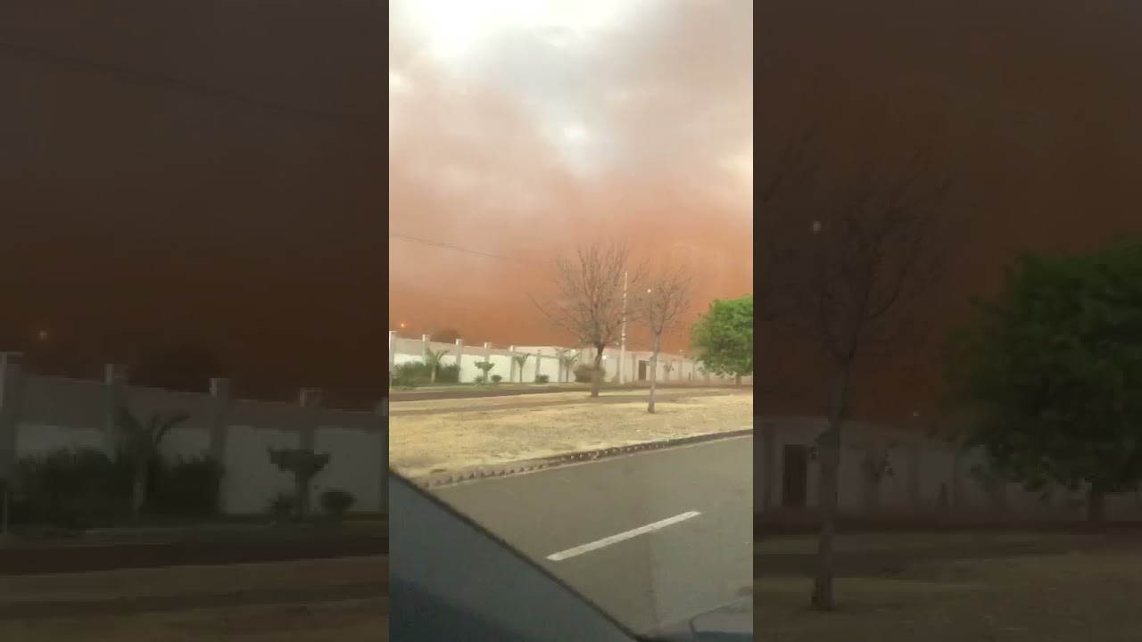 Chuva com rajadas de vento atinge Ribeirão Preto na tarde deste domingo, 26