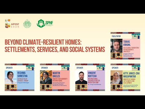Beyond Climate-Resilient Homes | APSSF 2026