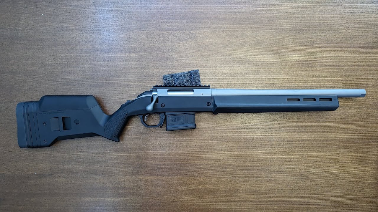 Ruger American Tactical Limited Silver unboxing YouTube