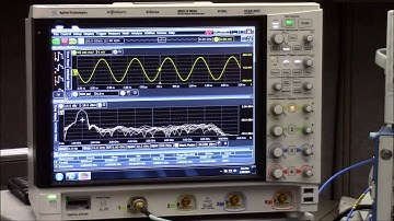 Basic FFT Measurements with an S-Series 8 GHz Oscilloscope as an RF Receiver