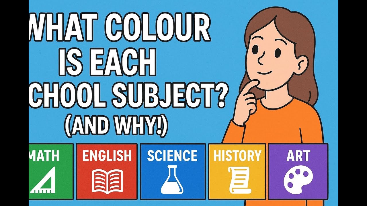 What Colour is each School Subject? And why - YouTube