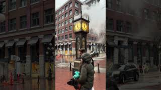 Gastown Steam Clock (2025-02-23, Vancouver, BC, Canada) [4K HDR]