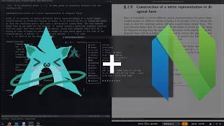 Cozy Vim + LaTeX + Arch Linux Note Taking ASMR (1) | No Commentary