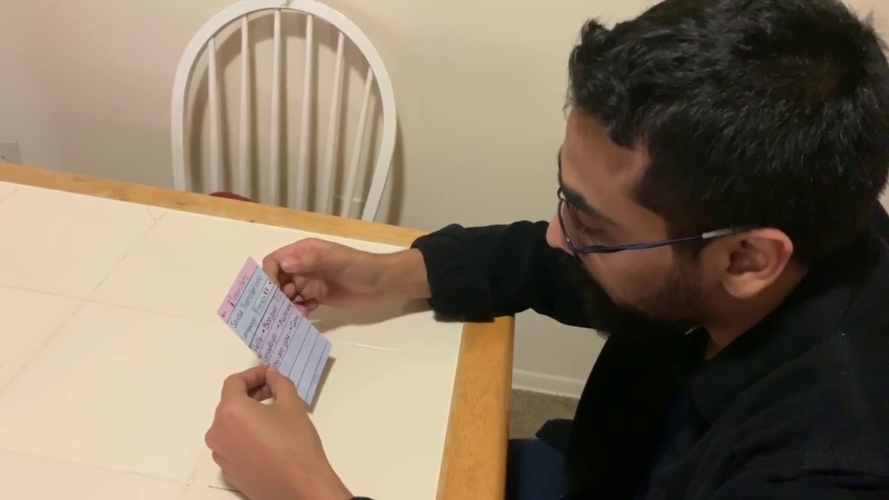 User Test of Paper Prototype - YouTube