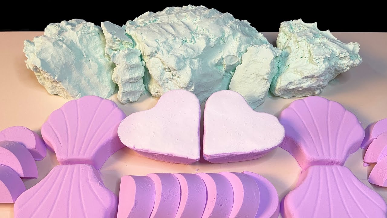 #ASMR Baking soda 2 colours #explore