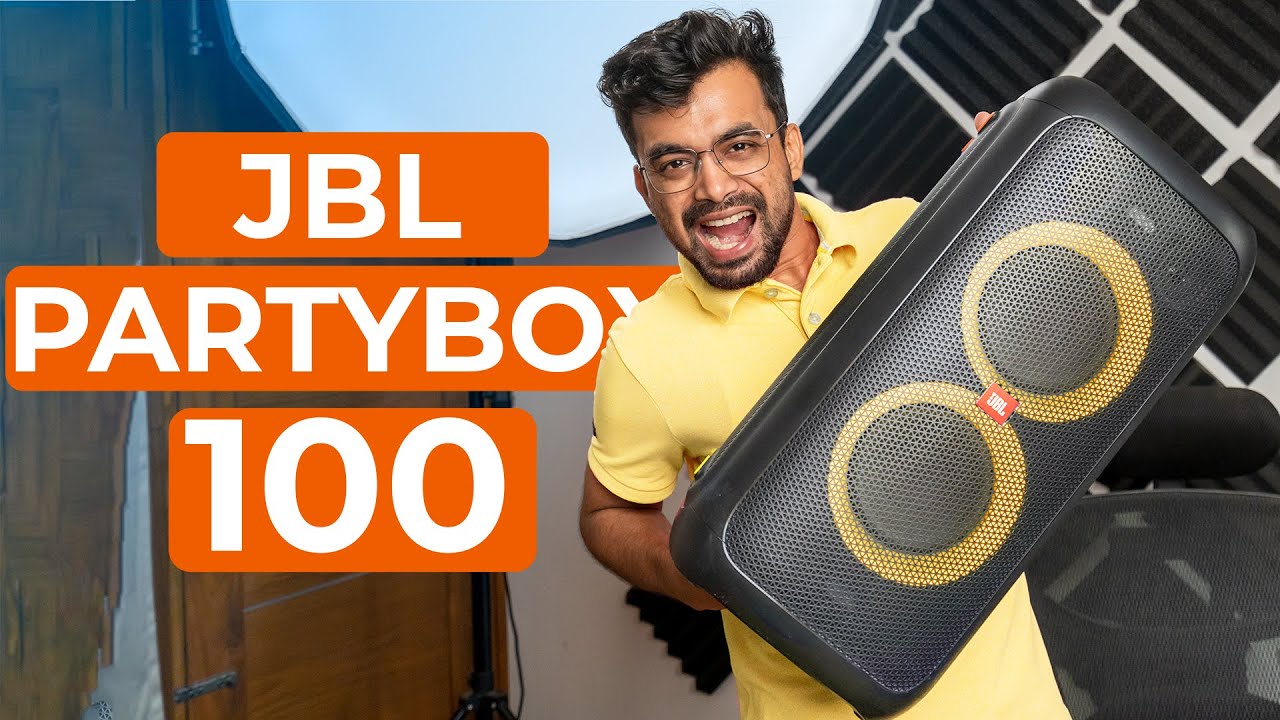 JBL Partybox 100 Review - With Bass Test - YouTube