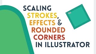Scaling Strokes, Effects & Rounded Corners | Illustrator Tutorial Net Worth