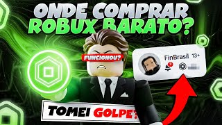 Onde Comprar Robux Mais Barato? Testei Nova Loja De Robux Lançada - Tomei Pe?, Funcionou? Veja