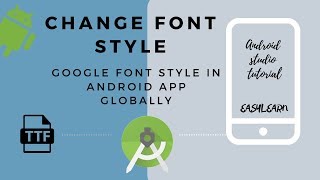 Change Font Style In Android App | Custom Font Globally In Android Studio screenshot 3