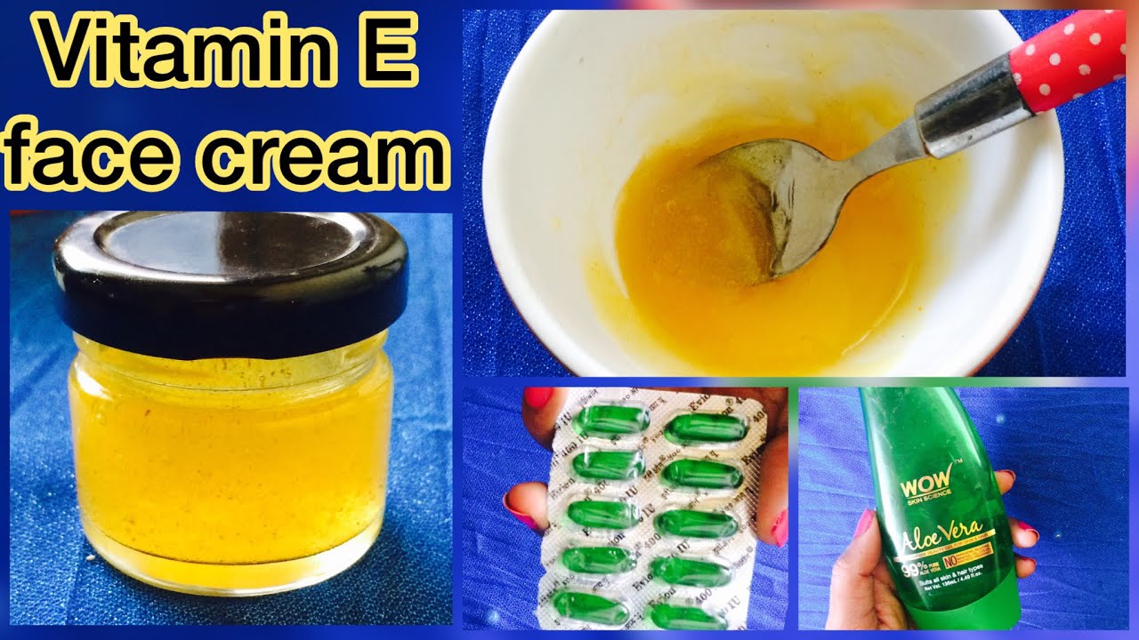 Vitamin E Night Cream for crystal clear skin and spotless skin. YouTube