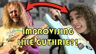 How To IMPROVISE Like Guthrie Govan! *AKA Autiation* - this time without the cringyness...