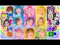 誰が好き?全員集合!コドモオトナヒーロー/しなこ・竹ぱら・リアピ|モザイクアート