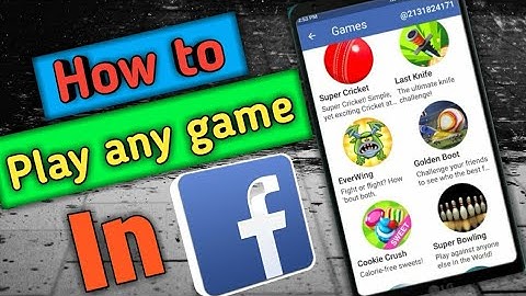 How to play any Facebook games or Flash games in your Android or IOS [No Download]