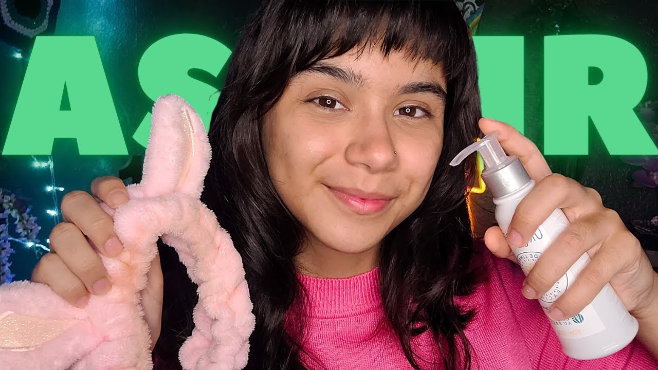 ASMR: SKIN CARE EM VOCÊ E EM MIM! 💆‍♀️