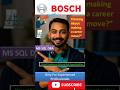 🔥 MS SQL DBA Job Alert at Bosch | 3 Yrs Experience | Bangalore #databaseadministrator