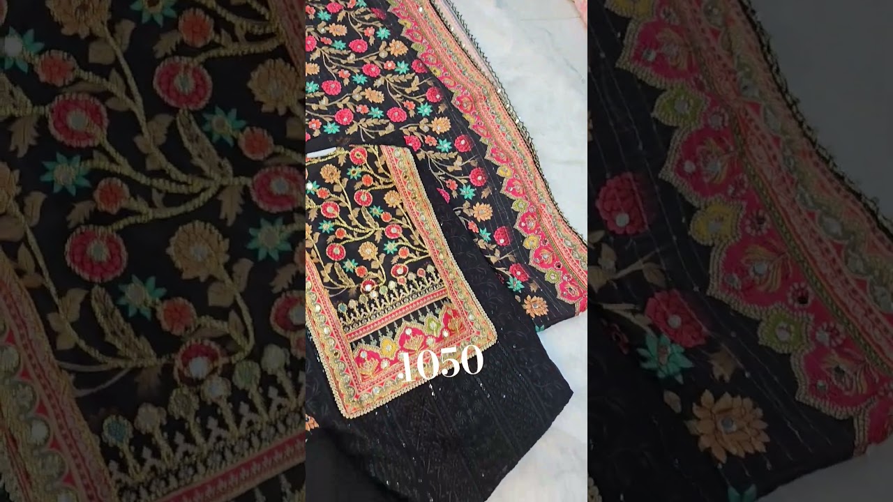 Detailing:- Georgette Fabric with Beautiful Heavy Dupatta real mirror work✨️✨️