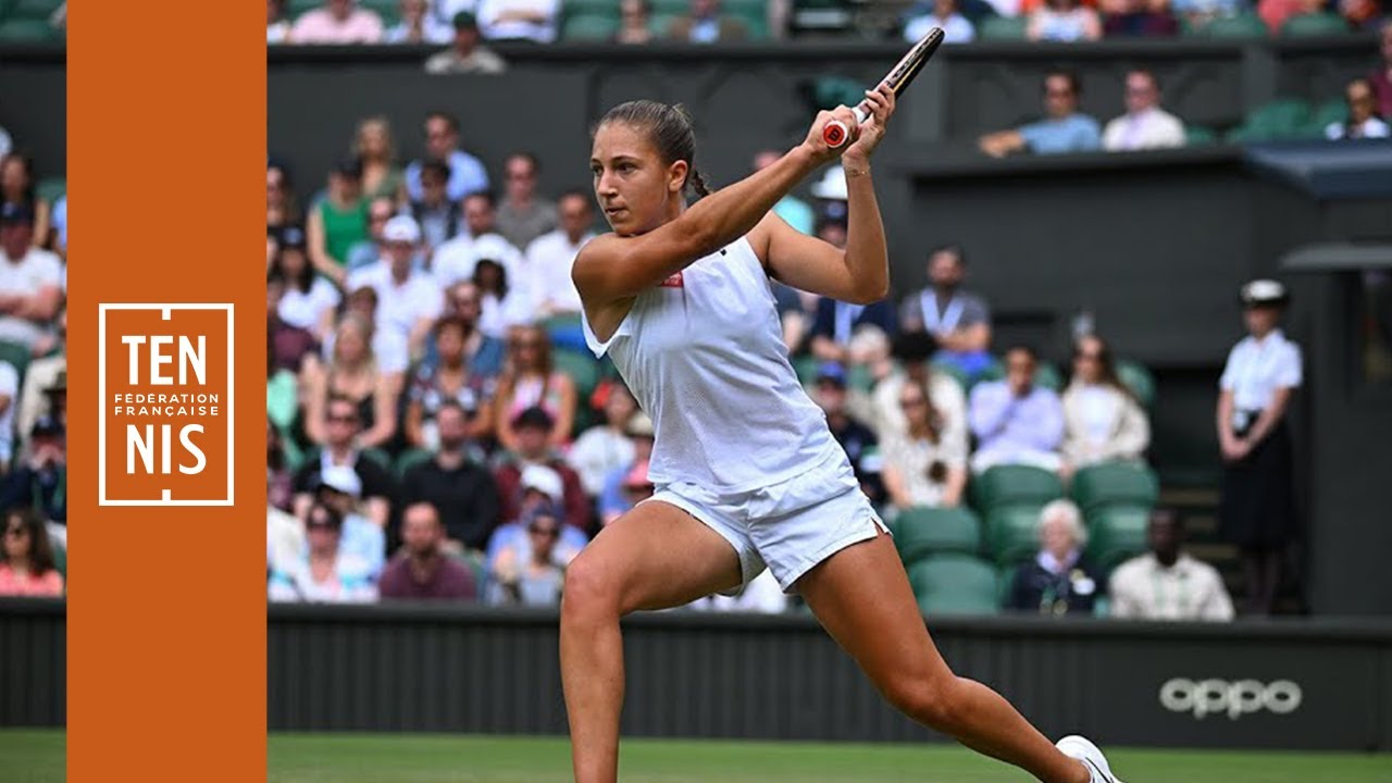 Diane Parry après le 3ème tour de Wimbledon | FFT