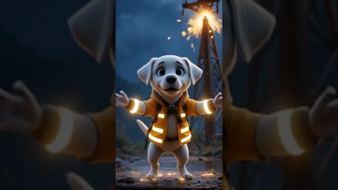 Emotional Dog Saves Village in Storm 🌧️ | Pixar-Style Animated Hero Story