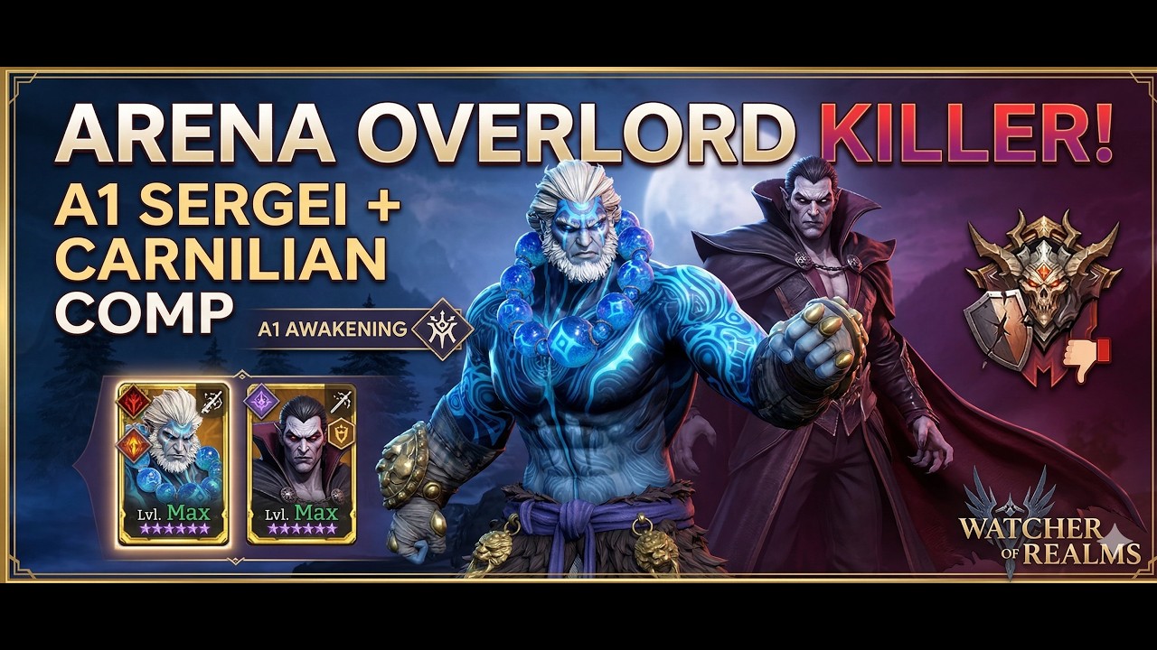 Single Target Arena Killer Comp A1 Sergei & Carnilian - YouTube