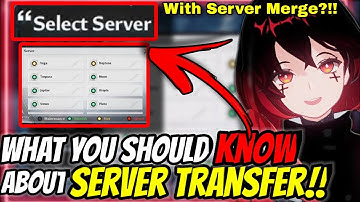 Tower of Fantasy SERVER TRANSFER + SERVER MERGE?! Everything you need to Know!!