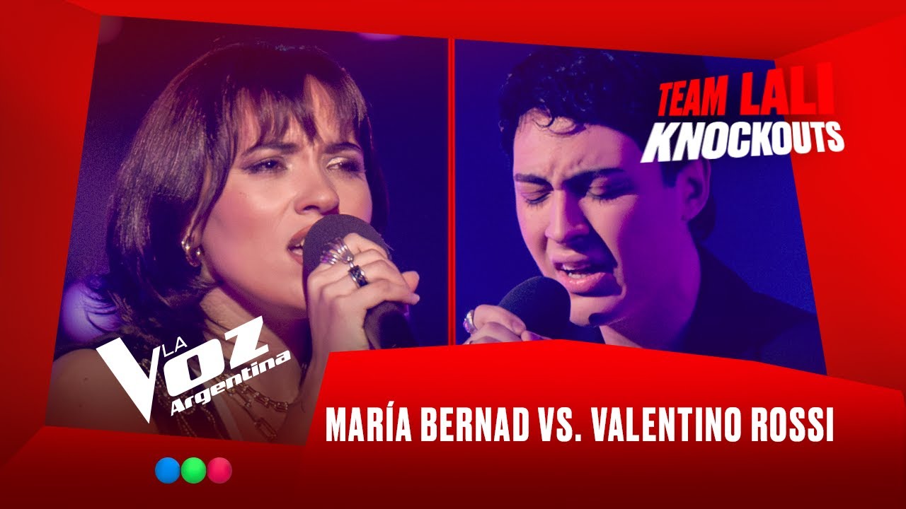 María Bernad vs. Valentino Rossi - Team Lali - Knockouts - La Voz Argentina 2025